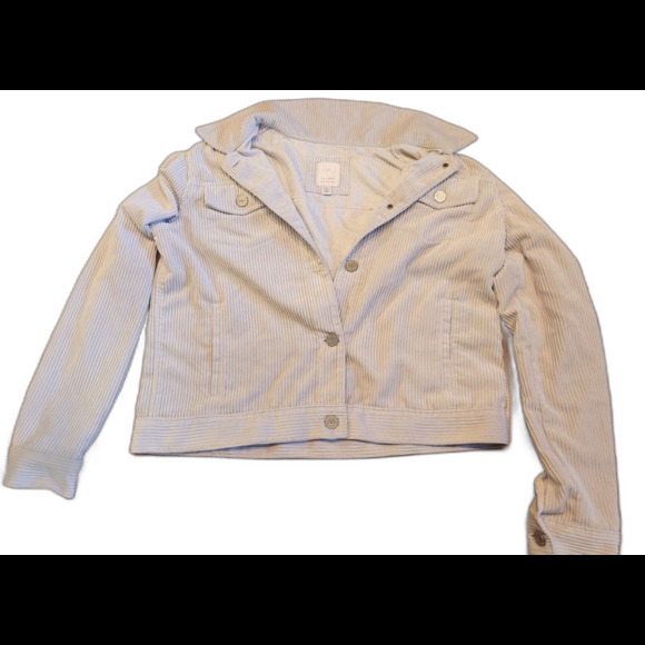 LC Lauren Conrad Jackets & Blazers - LC Lauren Conrad Gray Corduroy Trucker Jacket - Women's Sz M